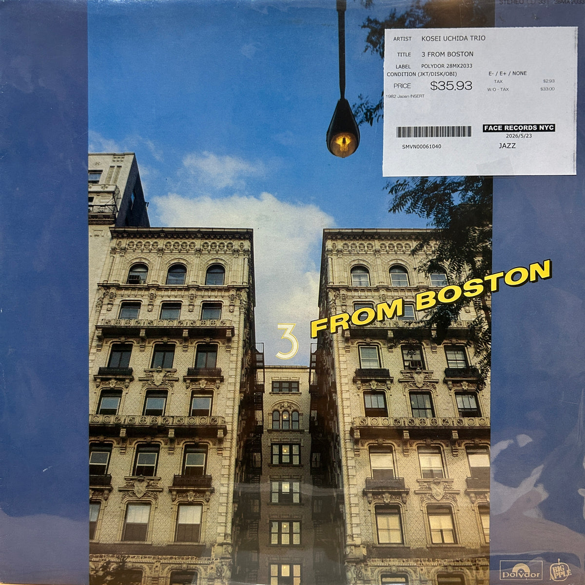 KOSEI UCHIDA TRIO - 3 FROM BOSTON