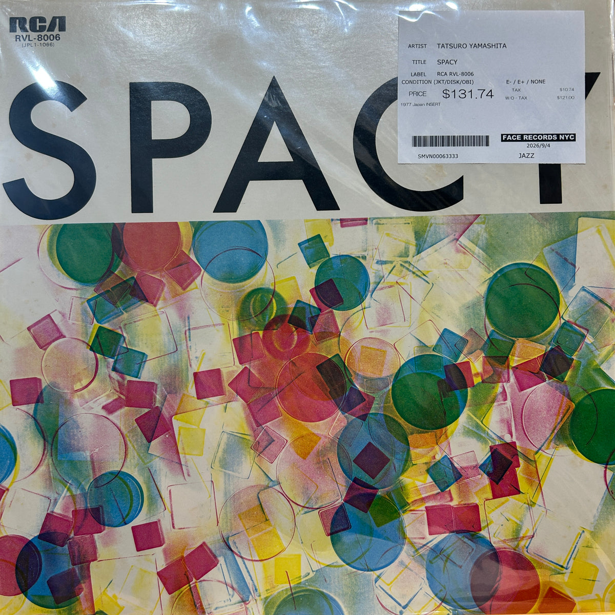 TATSURO YAMASHITA - SPACY