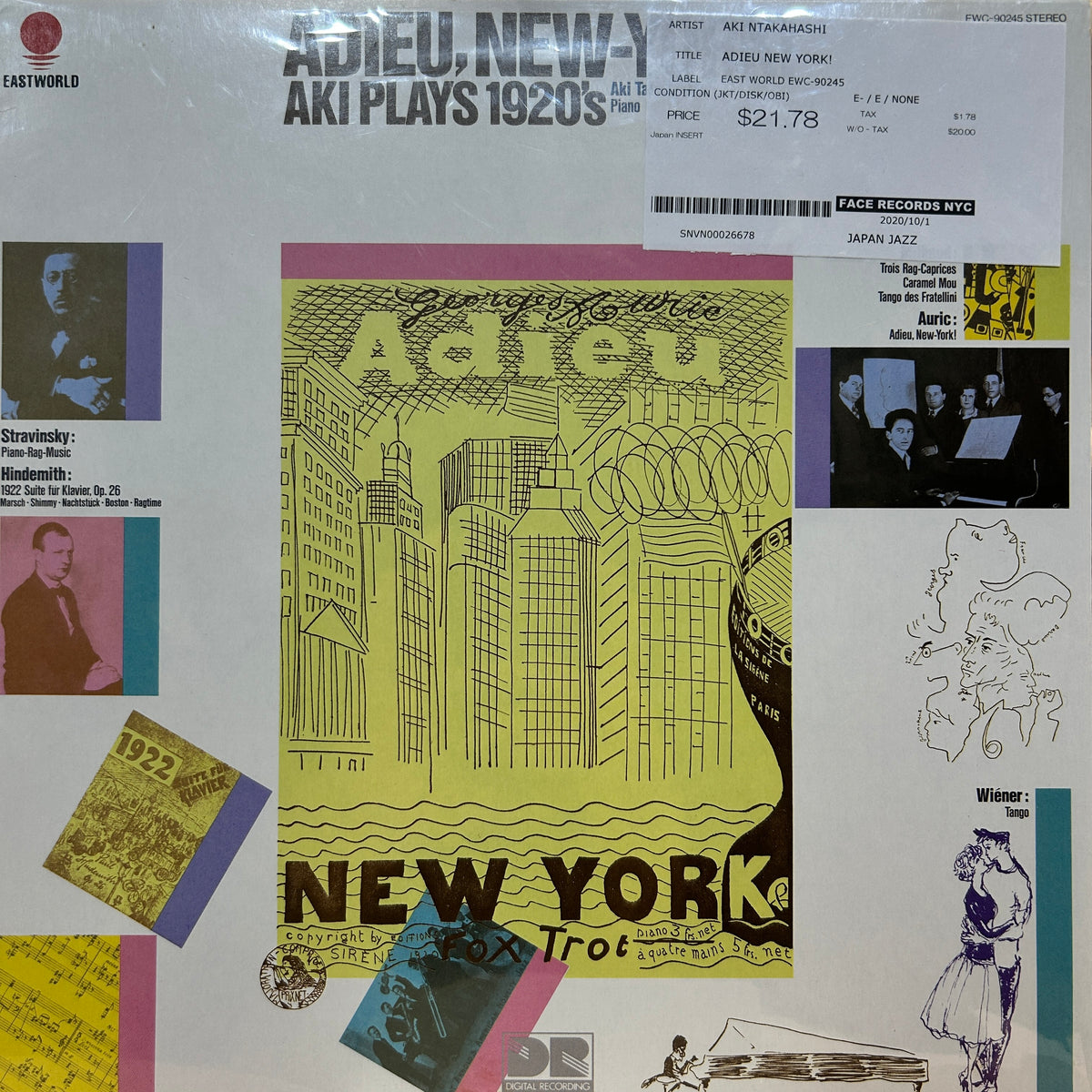 AKI NTAKAHASHI - ADIEU NEW YORK!