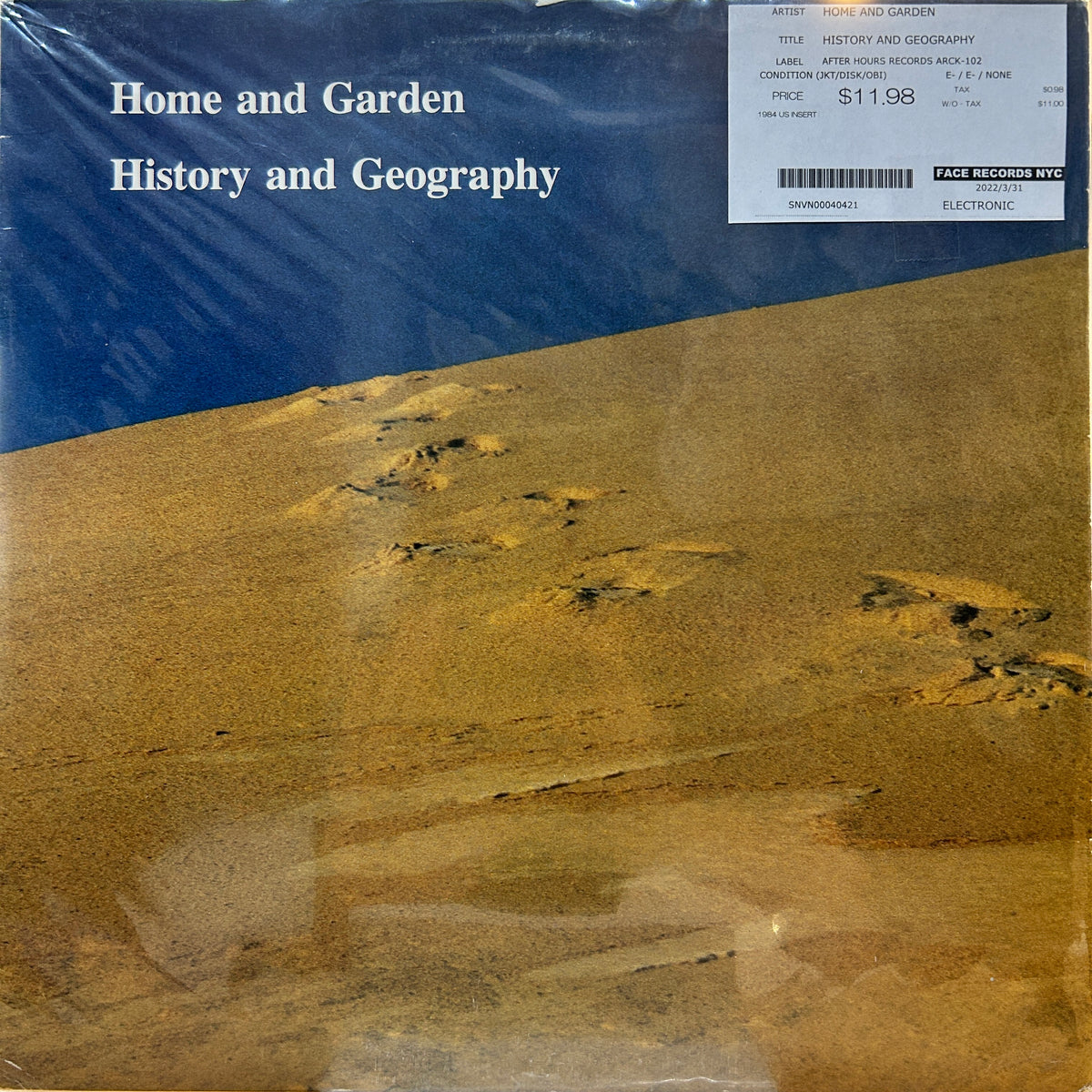 HOME AND GARDEN - HISTORY AND GEOGRAPHY