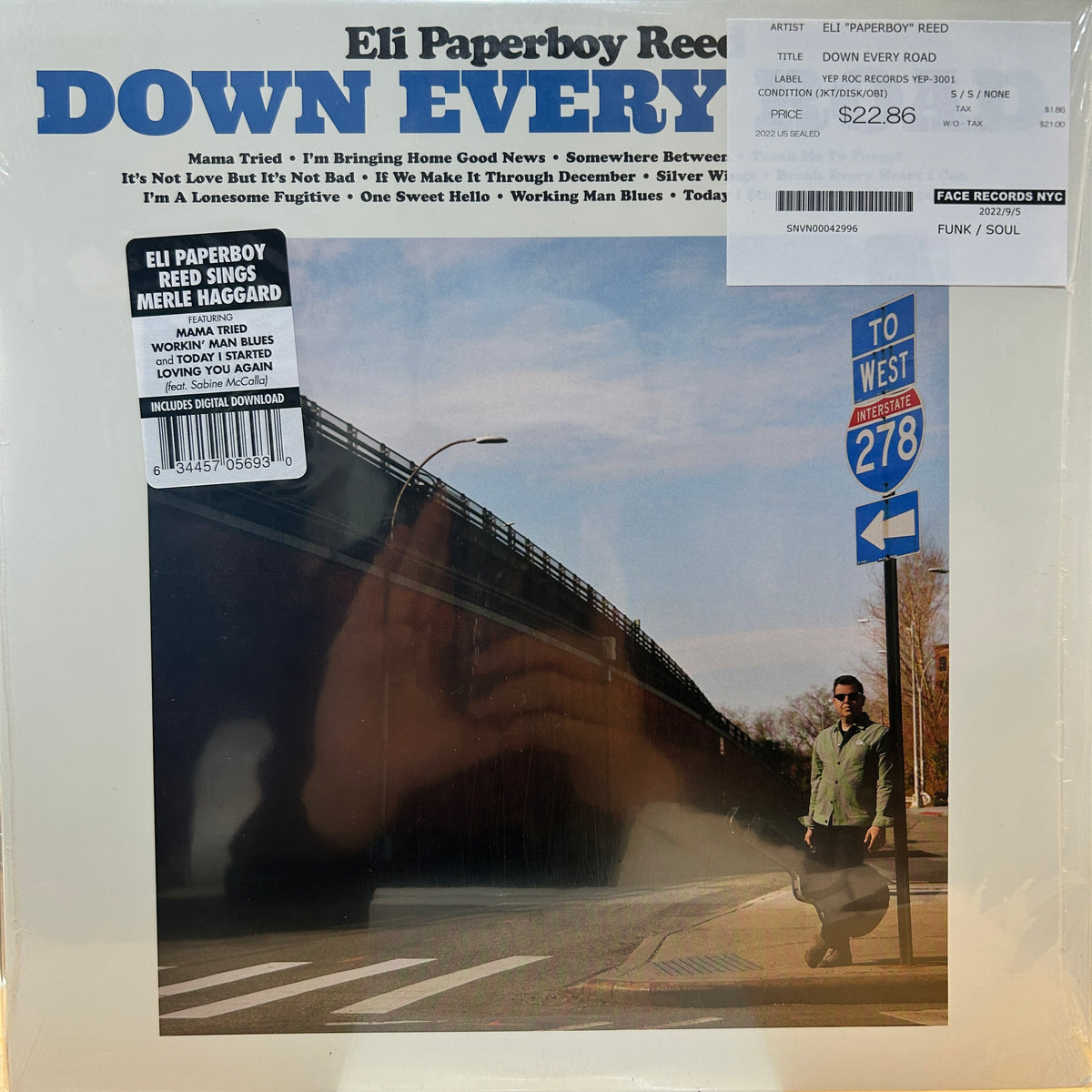 ELI "PAPERBOY" REED - DOWN EVERY ROAD