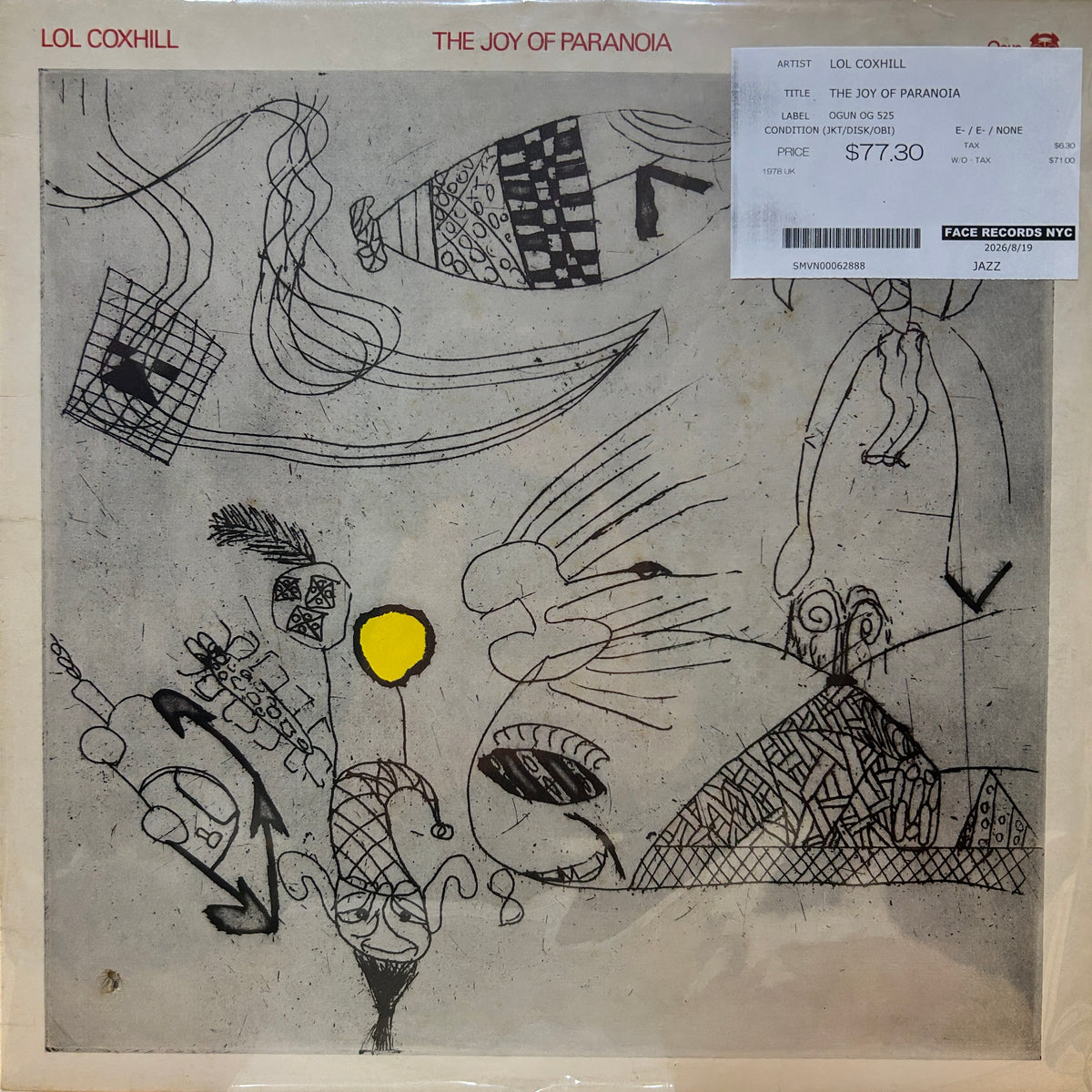 LOL COXHILL - THE JOY OF PARANOIA