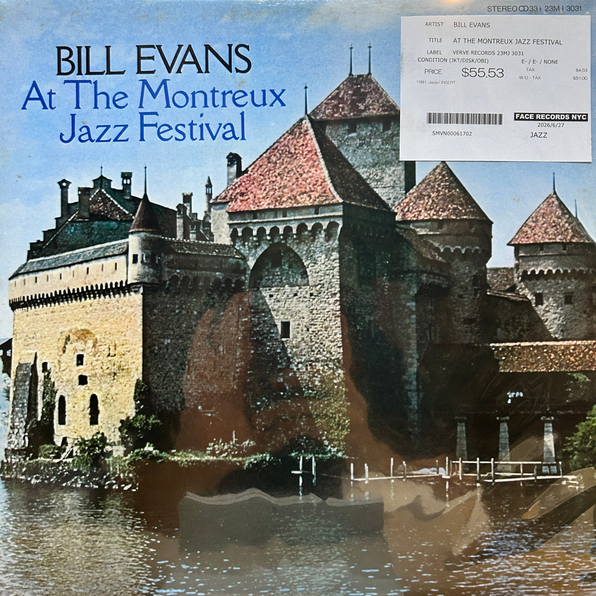 BILL EVANS - AT THE MONTREUX JAZZ FESTIVAL