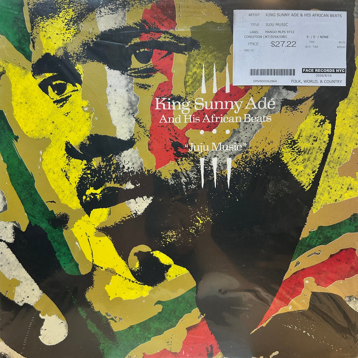KING SUNNY ADE & HIS AFRICAN BEATS - JUJU MUSIC