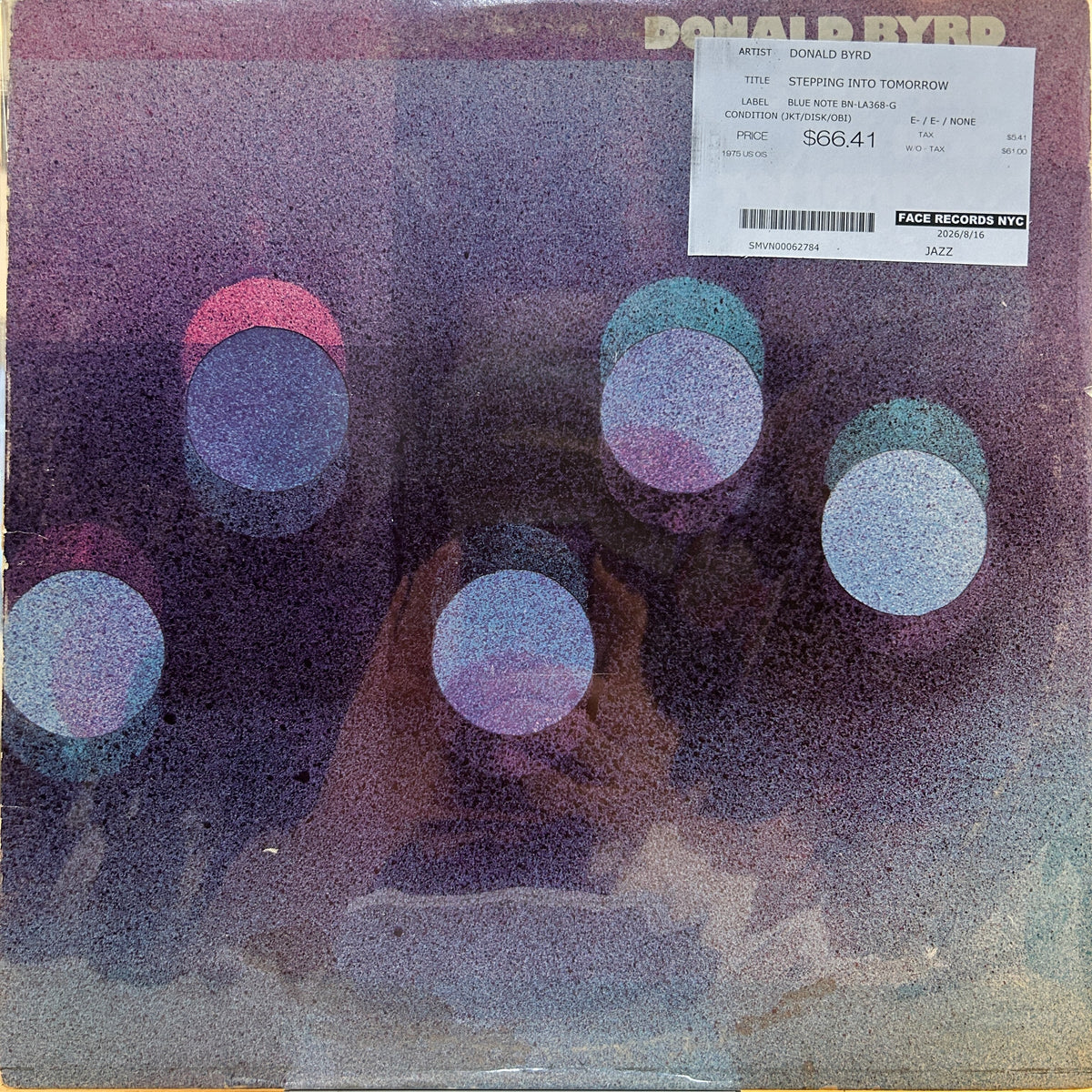 DONALD BYRD - STEPPING INTO TOMORROW