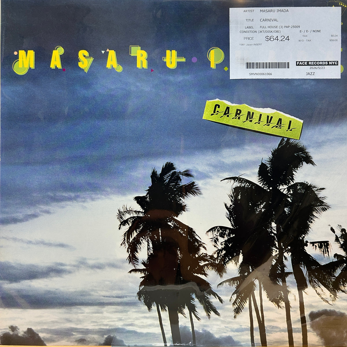 MASARU IMADA - CARNIVAL
