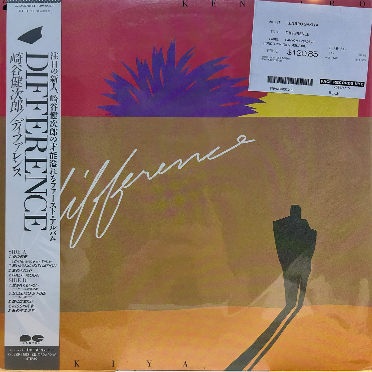 KENJIRO SAKIYA - DIFFERENCE