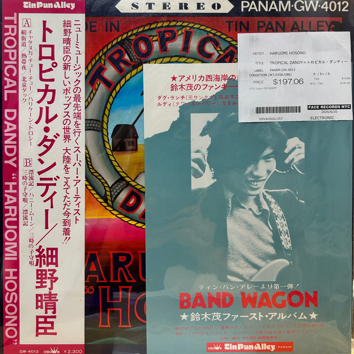 HARUOMI HOSONO - TROPICAL DANDY＝トロピカル・ダンディー