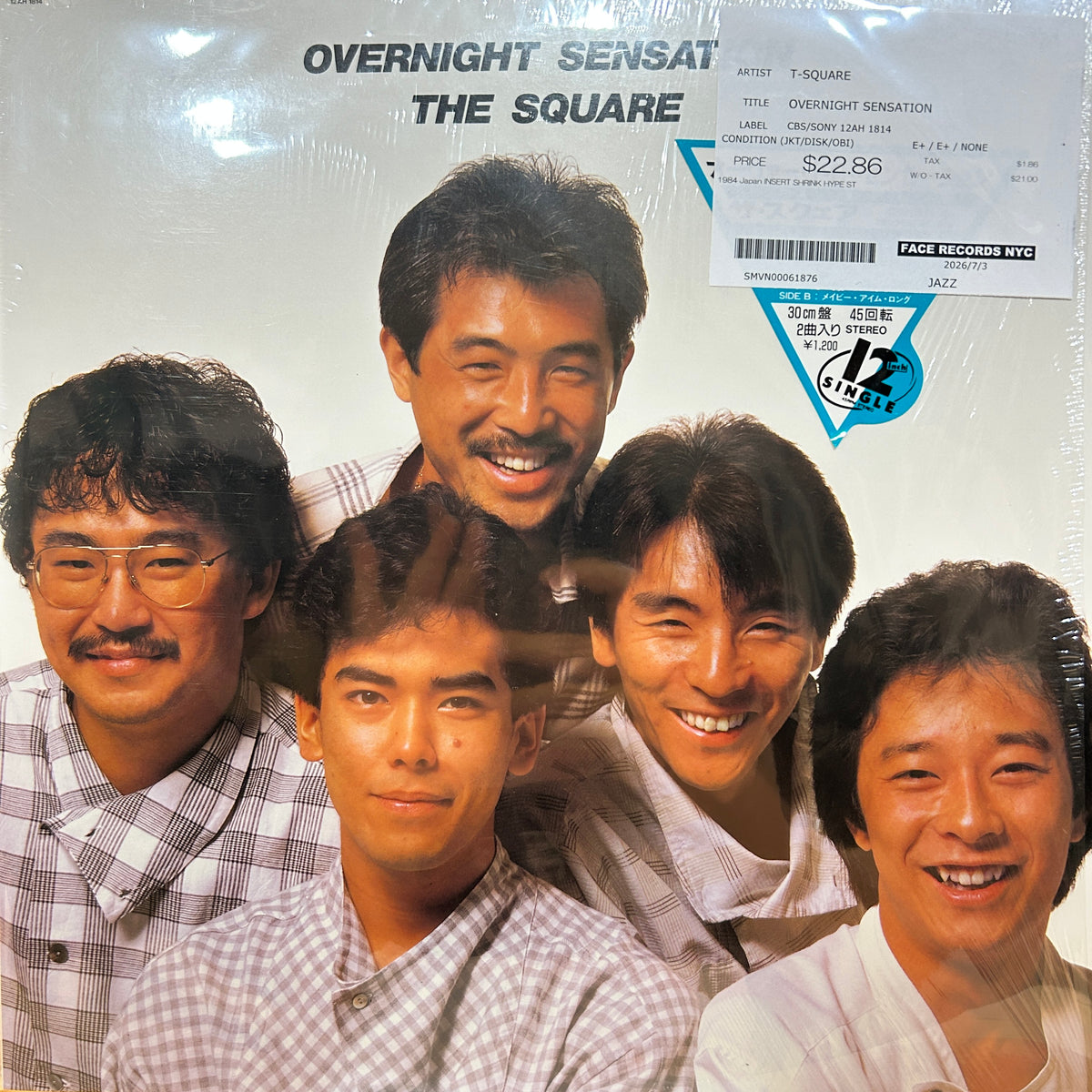 T-SQUARE - OVERNIGHT SENSATION