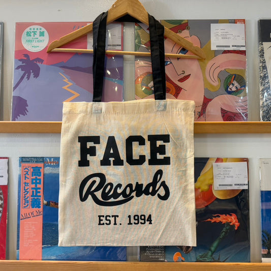 Face Records NYC Original Logo  Large Tote Bag