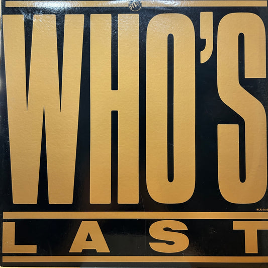 THE WHO - WHO'S LAST