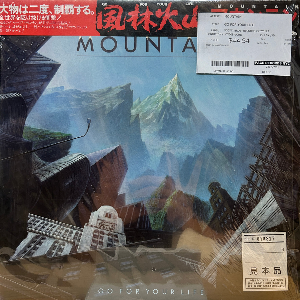 MOUNTAIN - GO FOR YOUR LIFE