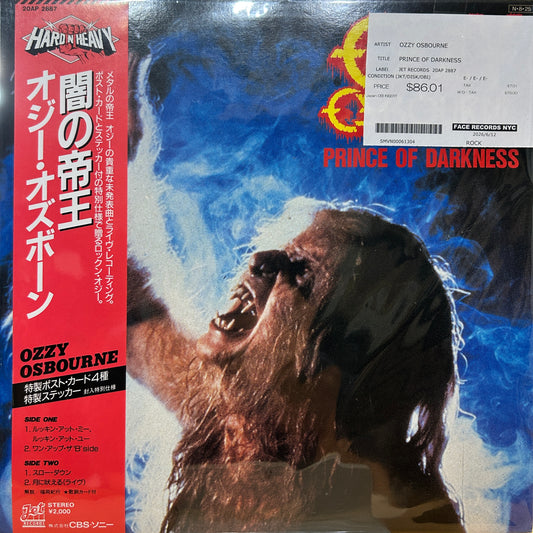 OZZY OSBOURNE - PRINCE OF DARKNESS