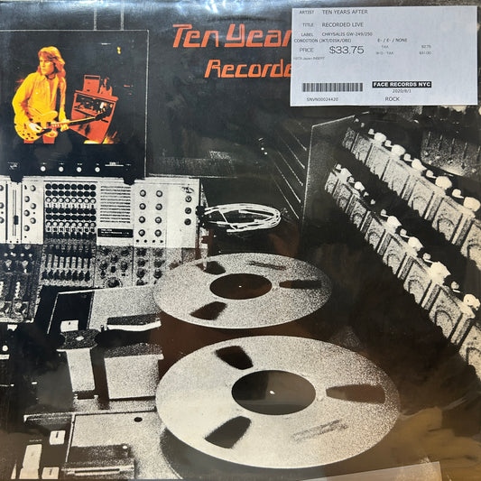 TEN YEARS AFTER - RECORDED LIVE