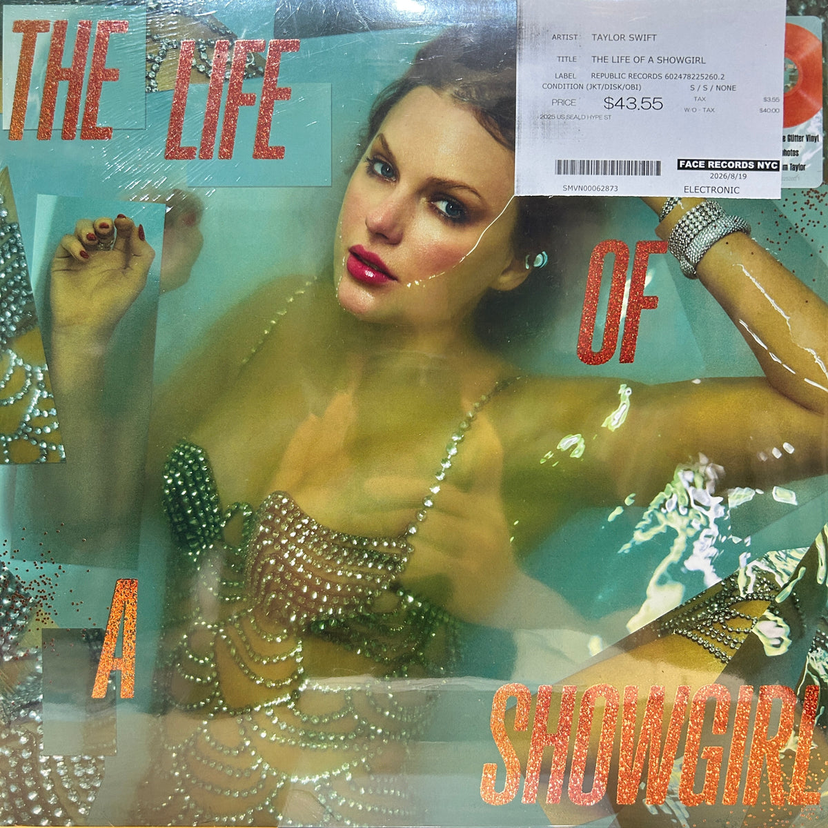 TAYLOR SWIFT - THE LIFE OF A SHOWGIRL