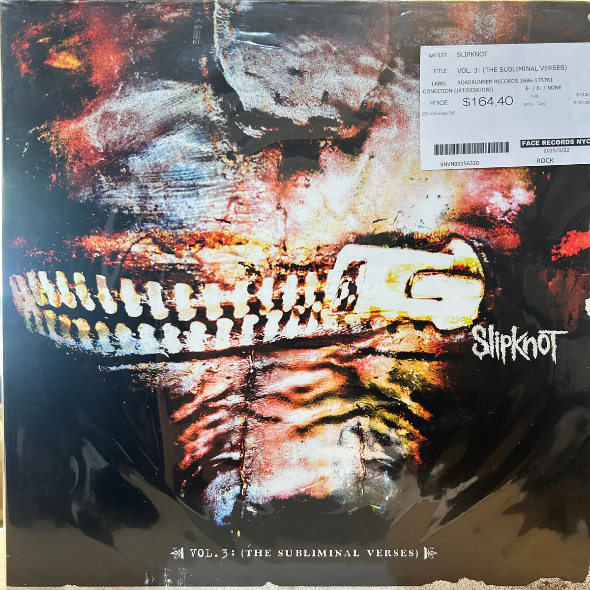 SLIPKNOT - VOL. 3: (THE SUBLIMINAL VERSES)
