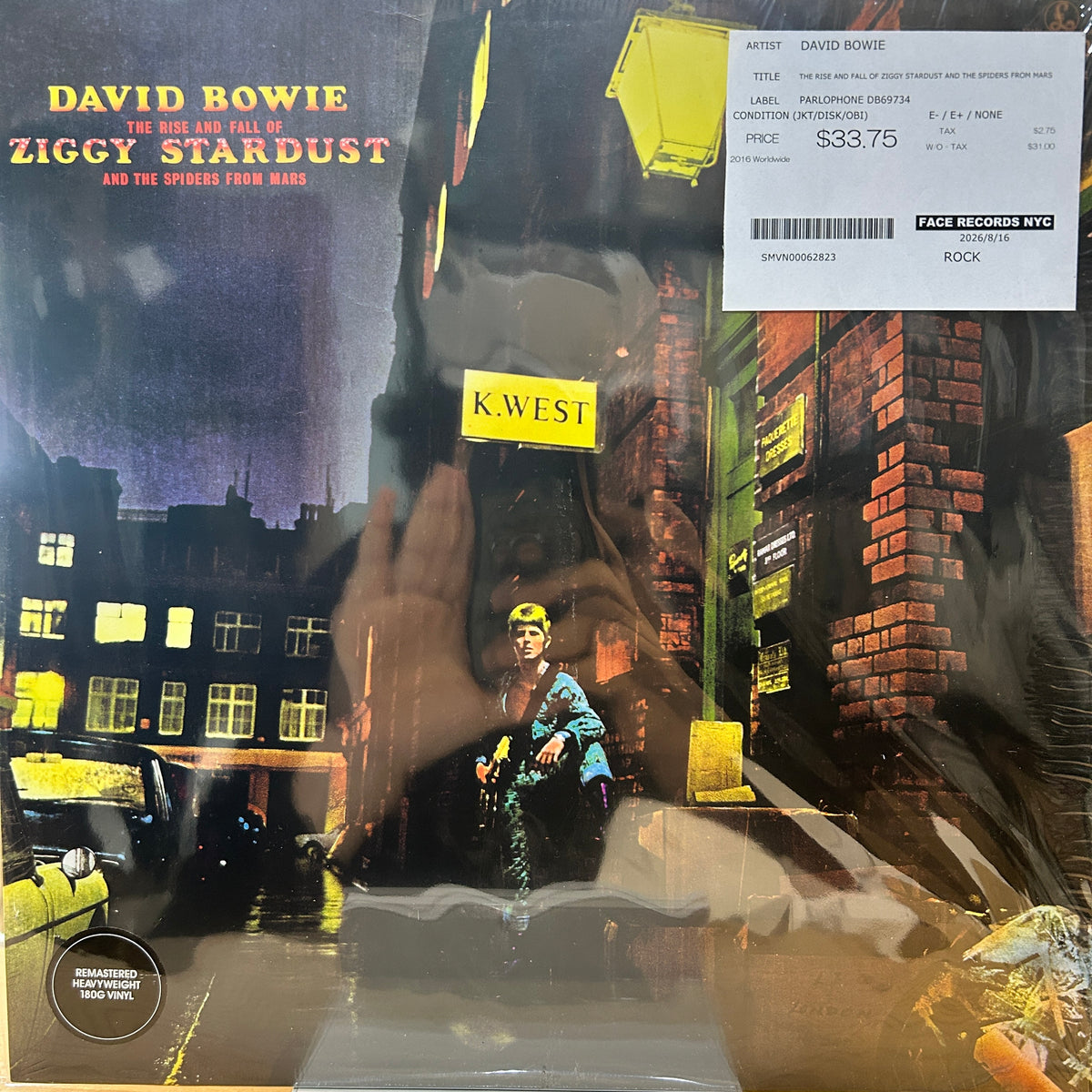 DAVID BOWIE - THE RISE AND FALL OF ZIGGY STARDUST AND THE SPIDERS FROM MARS