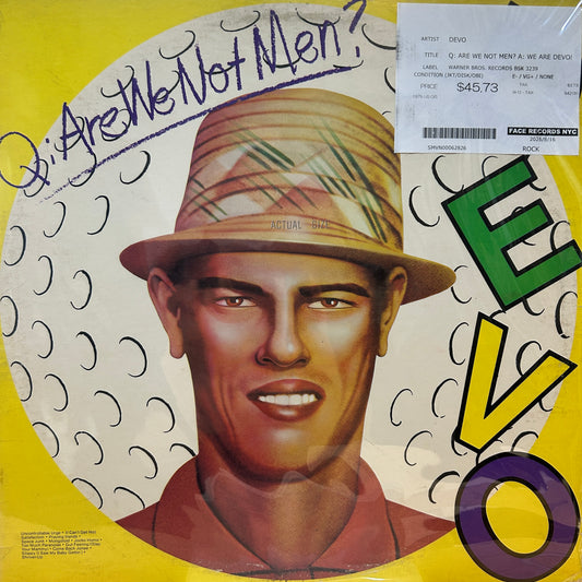 DEVO - Q: ARE WE NOT MEN? A: WE ARE DEVO!