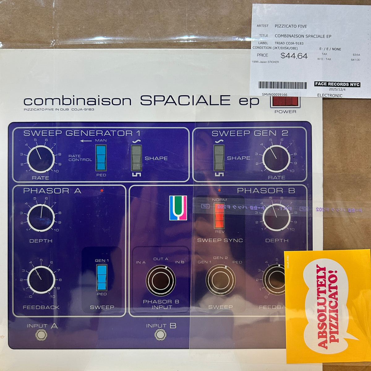 PIZZICATO FIVE - COMBINAISON SPACIALE EP