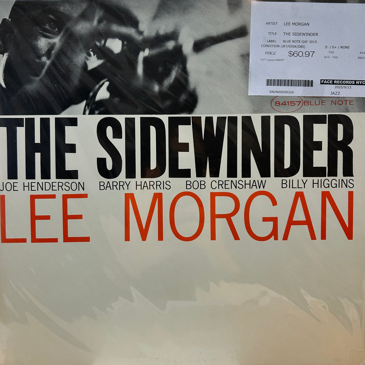 LEE MORGAN - THE SIDEWINDER
