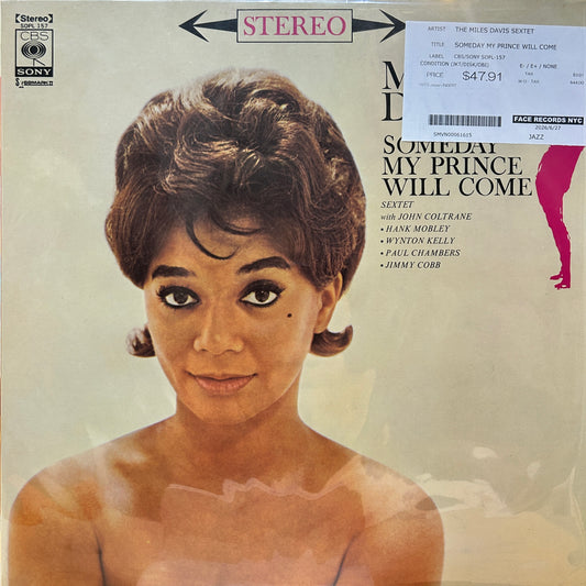 THE MILES DAVIS SEXTET - SOMEDAY MY PRINCE WILL COME