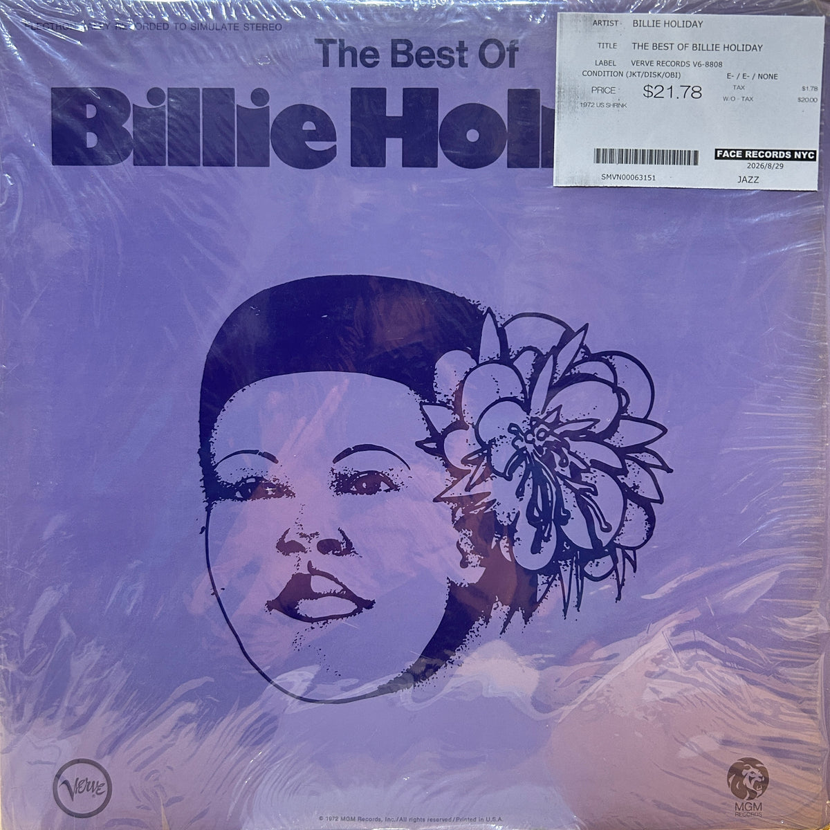BILLIE HOLIDAY - THE BEST OF BILLIE HOLIDAY