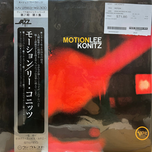 LEE KONITZ - MOTION