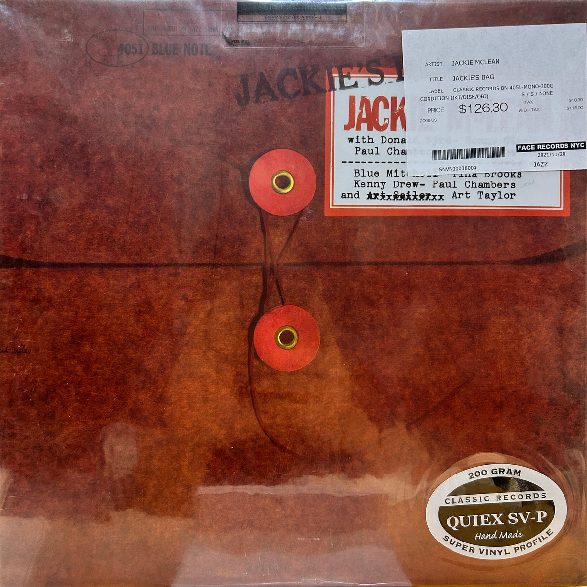 JACKIE MCLEAN - JACKIE'S BAG