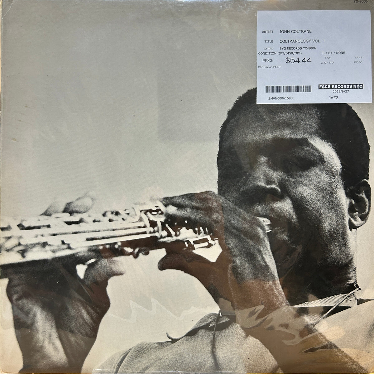 JOHN COLTRANE - COLTRANOLOGY VOL. 1