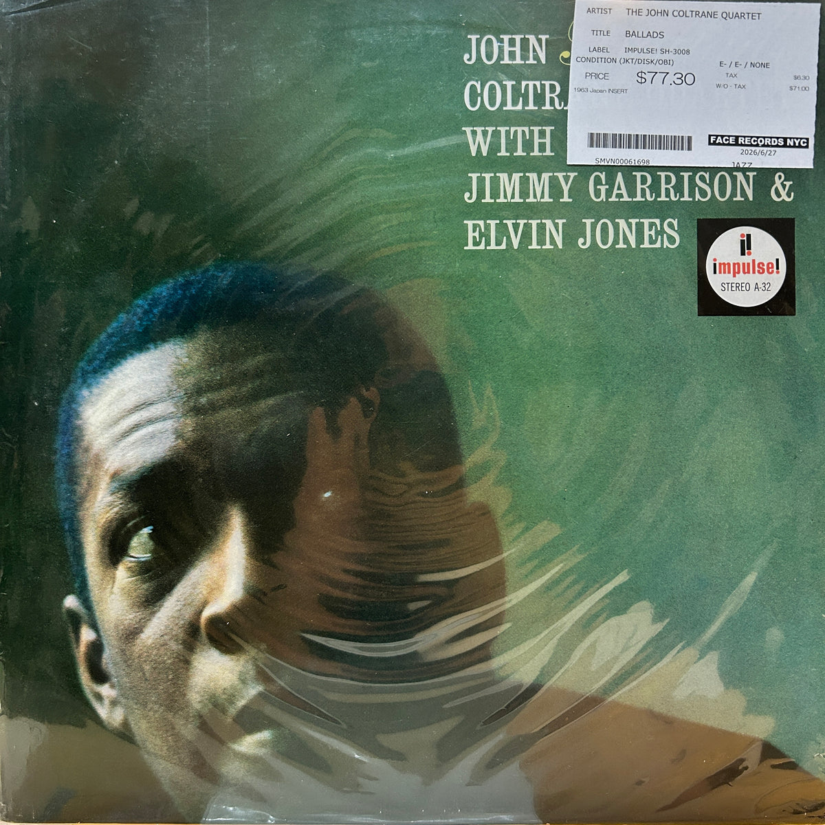 THE JOHN COLTRANE QUARTET - BALLADS