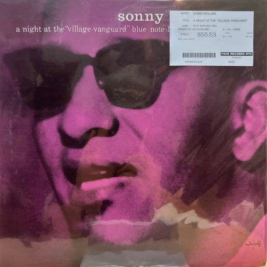 SONNY ROLLINS - A NIGHT AT THE "VILLAGE VANGUARD"