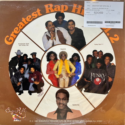 VARIOUS - GREATEST RAP HITS VOL. 2