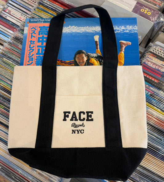 Face Records NYC Original Logo Tote Bag